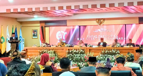 Rapat Paripurna Dewan Perwakilan Rakyat Daerah Provinsi Nusa Tenggara Barat dalam rangka peringatan Hari Ulang Tahun ke-67 Provinsi Nusa Tenggara Barat
